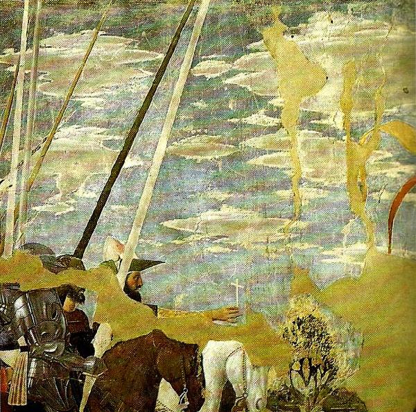 Piero della Francesca the legend of the true cross, detail Norge oil painting art